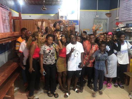 Exited student after a tutorial session